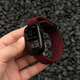 戴界適用蘋(píng)果手表表帶apple iwatch s10/s11表帶ultra3/2/s9/8/7磁吸編織se3/2透氣男生女士款春夏新款 黑間紅 【升級款·不掉磁鐵】 適用:蘋(píng)果S11/S10【46mm】