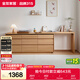 全友家居北歐原木風(fēng)斗柜一體梳妝臺臥室家用床邊收納儲物置物轉角柜子