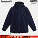 Timberland添柏嵐沖鋒衣男春季戶(hù)外徒步登山服寬松連帽外套防水夾克A68XF A68XF433寶藍色 S 175/建議拍小一碼