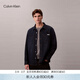Calvin KleinJeans春秋男士美式潮流復古簡(jiǎn)約ck布標貼袋純棉牛仔襯衫外套