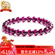 石玥珠寶收藏級6-7mm巴西紫牙烏石榴石手鏈轉運天然手串男女士款 水晶瑪瑙