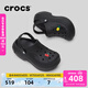 卡駱馳（CROCS）貝拉洞洞鞋沙灘鞋包頭女鞋厚底拖鞋|210062 黑色-001 37 (230mm) 38