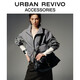 URBAN REVIVO2026春季新款女士簡(jiǎn)約PU單肩斜挎包UAWB60029+ 黑色