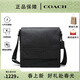 COACH【春尚新】/蔻馳  男士單肩斜挎包  B 黑色4007QBBK