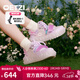 OETZI丑萌鞋女厚底果凍鞋低幫鞋帆布鞋 ins小眾設計款 粉紫色T23340105 38
