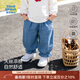 童戀初心【萊賽爾天絲】寶寶褲子2026女童新款牛仔褲男女寶春裝束腿洋氣