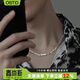 奧斯坦汀S925銀古巴項鏈男士手鏈套裝實(shí)用潮流情人節生日禮物送男女友老公 【京速達】字母古巴鏈/原裝禮盒單條（約8.7g）