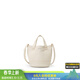 RABEANCO樺碧/禮物四葉草單肩斜挎包手提水桶包女包88161 奶油白【S】