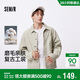 森馬（Semir）夾克男做舊復古工裝外套寬松純棉秋戶(hù)外時(shí)尚百搭上衣101524108119
