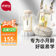 恩尼諾嬰兒學(xué)飲杯吸管喝奶瓶6個(gè)月以上大寶寶兒童水杯背帶幼兒園便捷 布萊米【進(jìn)口ppsu】 240ml