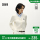 森馬（Semir）商場(chǎng)同款|森柔針織開(kāi)衫女冬季襯衫領(lǐng)假兩件2025毛衫101725107022