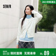 森馬（Semir）森柔|針織開(kāi)衫女冬季短款絞花肌理圓領(lǐng)毛衫打底上衣101724106001
