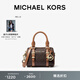 MICHAEL KORS 邁克高仕 MK Bedford 迷你波士頓手提斜挎包包 深棕色/橡果棕  252 迷你