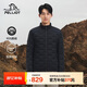 伯希和（Pelliot）輕量羽絨服男800蓬保暖TORAY AIRTASTIC沖鋒衣內膽115308001黑L