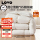 LOVO羅萊A類(lèi) 95%昆侖白鵝絨羽絨被 冬被 1000g填充200*230cm 白色