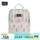 JANSPORT杰斯伯雙肩包女可手拿可雙肩背包 3C4M 彩色菠蘿 48L