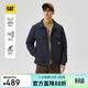 CAT卡特男士休閑戶(hù)外三防復古襯衫式羽絨服 藏青色 L