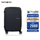 新秀麗（Samsonite）行李箱20英寸拉桿箱時(shí)尚寬拉桿旅行箱包UF1黑色密碼登機箱