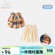 班喜迪女童套裝夏裝2026新款洋氣時(shí)髦寶寶無(wú)袖上衣薄款褲子夏季兒童衣服