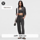 lululemon丨Groove 女士高腰闊腿褲 LW5IW3A 石墨灰 S