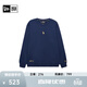 NEW ERA紐亦華MLB衛衣男女情侶NY迷你LOGO圓領(lǐng)運動(dòng)套頭衫 14397932-深藍色 洛杉磯道奇隊 L