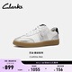 Clarks其樂(lè )Craftlite新款女鞋軟底透氣德訓鞋女休閑運動(dòng)鞋百搭平底板鞋 銀色 261811044 38