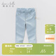 戴維貝拉（DAVE＆BELLA）女童牛仔褲兒童修身褲子春季男童寶寶童裝春裝緊身褲長(cháng)褲