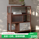 作木坊茶柜餐邊柜斗柜儲物柜收納柜矮柜落地柜R1360 小邊柜 898*350*1100