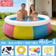 倍護嬰游泳池家用大型戶(hù)外兒童游泳池圓形充氣支架夾網(wǎng)泳池 夾網(wǎng)1.80米【直徑180*高度73CM】