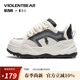 暴力熊（VIOLENTBEAR）女鞋老爹鞋2026春季新款厚底增高運動(dòng)鞋榴蓮鞋時(shí)尚百搭潮鞋男鞋 納米白（男女同款） 37