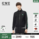 C'N'C【奢侈品男裝】CNC男裝春夏新款夾克外套品牌男運動(dòng)衫 黑色 S /48/(170/88A)