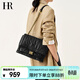 HR赫蓮娜包包女包頭層牛皮單肩斜挎包女輕奢菱格鏈條通勤包生日禮物