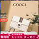 COOGI包包女款輕奢侈女士單肩斜挎包生日母親情人節禮物送女友老婆媽媽 米白 精美禮盒送禮有面
