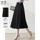 她享半身裙女職場(chǎng)穿搭百褶西裝中長(cháng)裙高腰a字裙顯瘦休閑裙 T143B2003