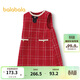 巴拉巴拉童裝女童連衣裙兒童背心裙2025春新款【商場(chǎng)同款】202125111012