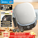 美的（Midea）電餅鐺電餅檔家用雙面加熱加深0氟鈦陶瓷雙盤(pán)可拆洗烙餅大火力煎餅鍋三明治早餐機煎烤機JKC3066Ti