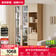 全友家居北歐風(fēng)帶門(mén)書(shū)柜客廳手辦展示柜陽(yáng)臺落地靠墻儲物置物玻璃柜子