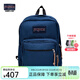JANSPORT杰斯伯雙肩包女男復刻暮光學(xué)生電腦包旅行背包書(shū)包 4QVA003海軍藍-側袋+隔層