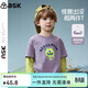 ASK JUNIOR【假兩件】?jì)和L(cháng)袖T恤26春中大童怪獸圖案小童打底衫男童上衣