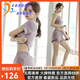 COZOK高端運動(dòng)品牌瑜伽服女夏天排汗健身服寬松大碼速干衣專(zhuān)業(yè)跑步健身房運動(dòng)套裝女 紫色（短袖+文胸+短褲） 3XL 140-155斤