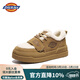 Dickies女士雪地靴女靴加絨棉鞋加厚保暖厚底增高毛毛鞋 黃棕 37 