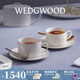 Wedgwood白金金色幾何2杯2碟咖啡杯碟套裝歐式下午茶杯碟 白金&金色幾何2杯2碟