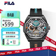 斐樂(lè )（FILA）生日禮物時(shí)尚潮流運動(dòng)機械表男女硅膠表帶學(xué)生機械表6671-001