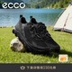 愛(ài)步（ECCO）運動(dòng)鞋男鞋 戶(hù)外徒步鞋輕便透氣跑步鞋男士休閑鞋厚底 驅動(dòng)820264 黑色82026451052 41