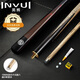 英輝（INVUI）臺球桿中式黑八小頭桿16彩桌球桿分體雙節英式斯諾克球桿 G-01