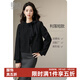 晚白【新品】2026春季重要場(chǎng)合小外套圓領(lǐng)氣質(zhì)優(yōu)雅百搭舒適短外套女 黑色 M
