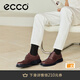 愛(ài)步（ECCO）休閑皮鞋 商務(wù)系帶正裝男鞋 混動(dòng)防水720 524784 陶土色52478401667 43