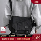 viney男士斜挎包潮牌工裝風(fēng)日系休閑男式背包商務(wù)郵差包大容量單肩男包 猩猩掛件【黑色】