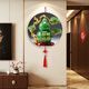 陶然北路葫蘆掛畫(huà)裝飾畫(huà)客廳電視機墻掛飾過(guò)道掛件餐廳壁畫(huà)對門(mén)玄關(guān)免打孔 招財納福306091 30*30 亮麗水晶畫(huà)面+精雕造型 中國結+流蘇掛飾