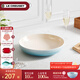 酷彩（Le Creuset）法式炻瓷20cm深盤(pán)餐盤(pán) 家用餐具菜盤(pán)水果盤(pán)歐式餐具餃子盤(pán) 深盤(pán)水漾藍 20cm